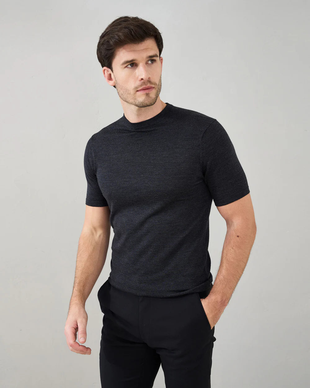 Malenzo Slim Fit T-Shirt - Charcoal